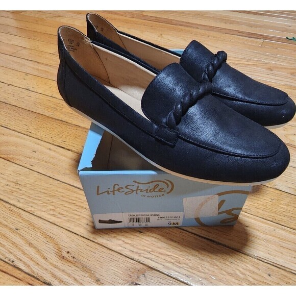 𝅺LIFESTRIDE New Drew  Black Womens Shoes Size 9 M Flats - Picture 10 of 10